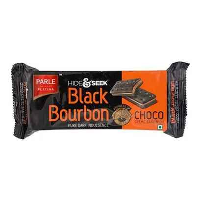 Parle Hide & Seek Black Bourbon Choco Creme Biscuit 100 gm